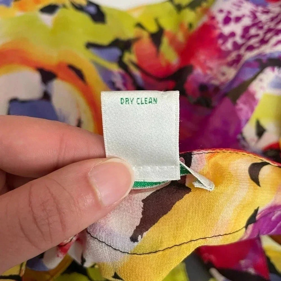 3 For $15 Laura Ashley 100% Silk Sheer Floral Sequin Jacket Size S - Picture 7 of 8